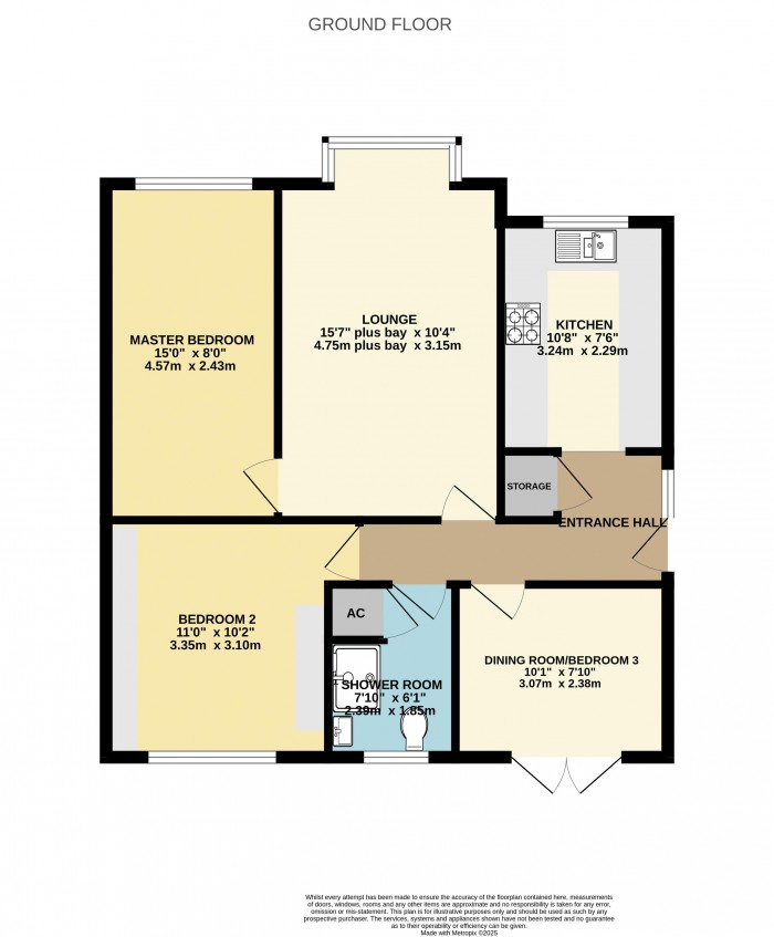 Floorplan for Kennington Close, Dunholme, Lincoln