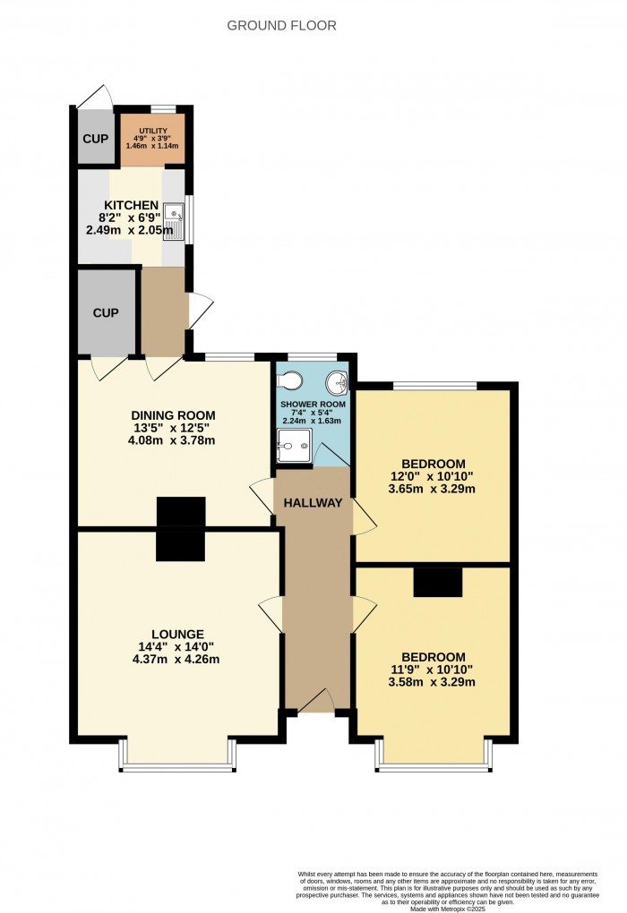 Floorplan for Darby Road, Burton Upon Stather