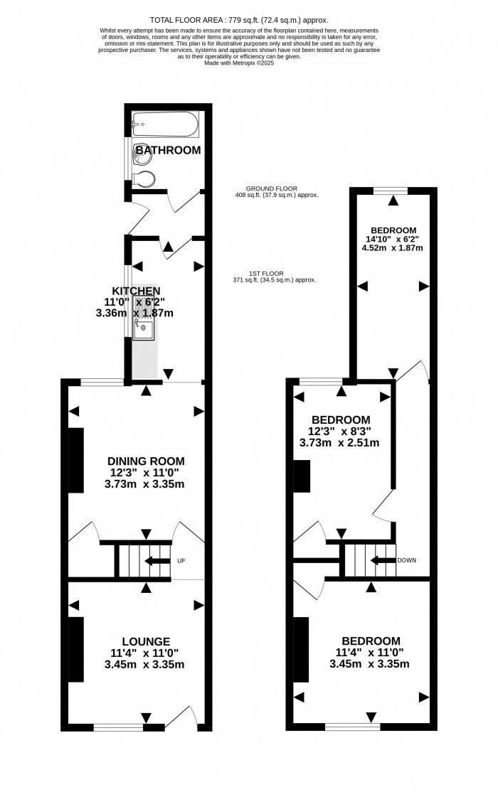Floorplan for Fox Street, Scunthorpe