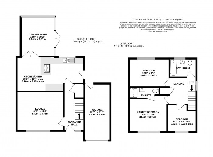 Floorplan for Rivehall Avenue, Welton, Lincoln