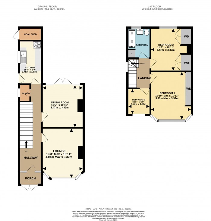 Floorplan for Western Crescent, Lincoln