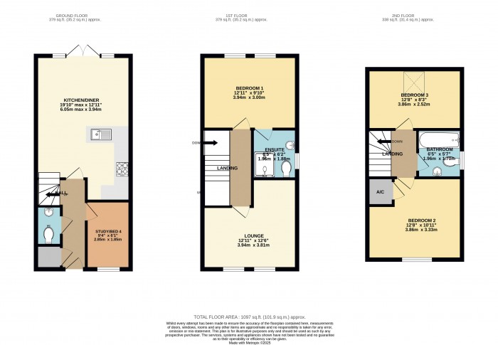 Floorplan for Taurus Avenue, North Hykeham, Lincoln