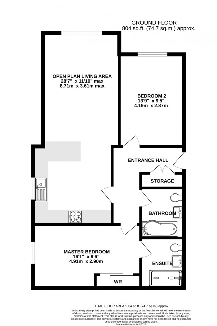 Floorplan for Canwick Villa, South Park, Lincoln