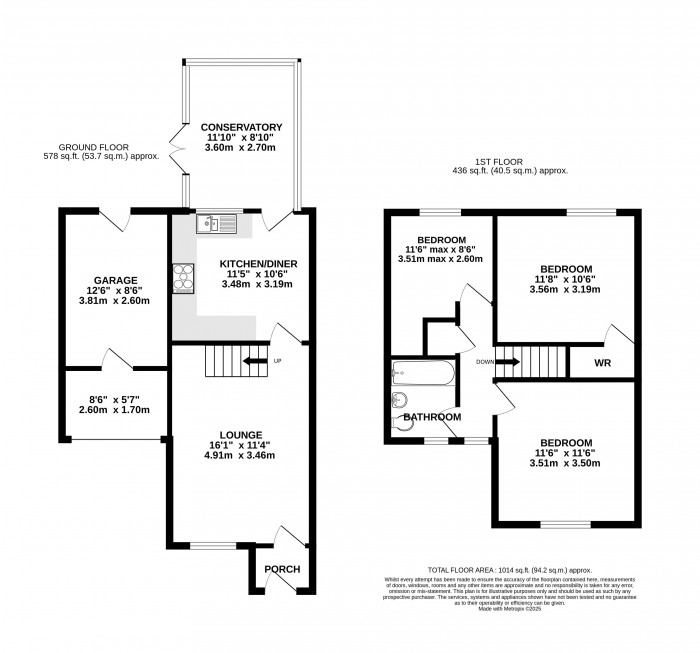 Floorplan for Peppercorn Close, Lincoln