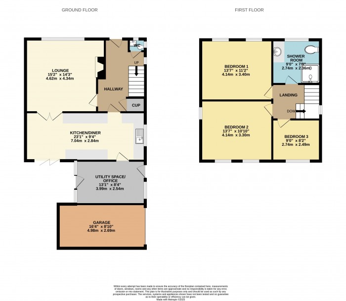 Floorplan for Eton Drive, Bottesford