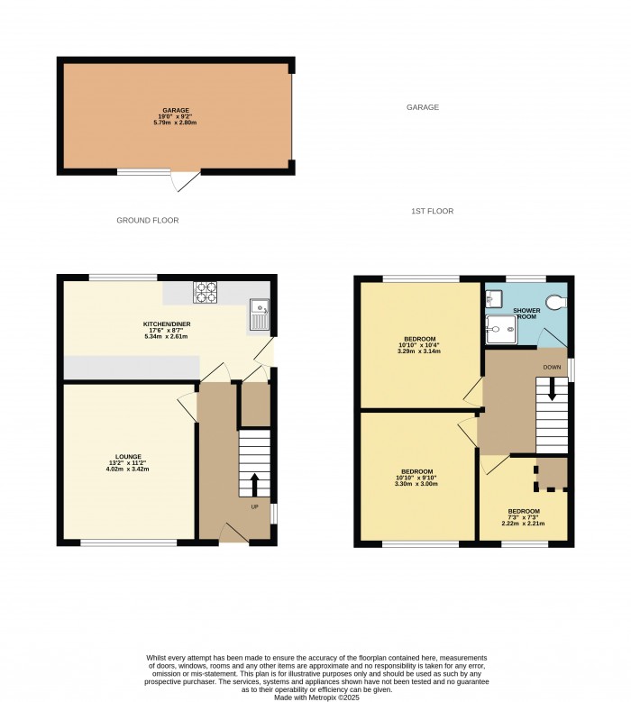 Floorplan for Ontario Road, Bottesford