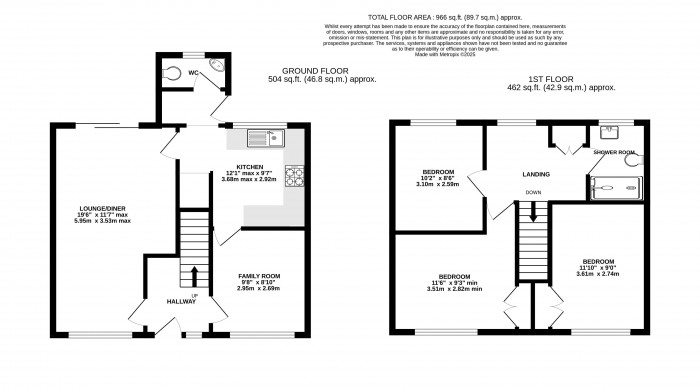 Floorplan for Ravendale Drive, Lincoln