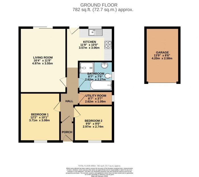 Floorplan for Hawthorn Chase, Lincoln