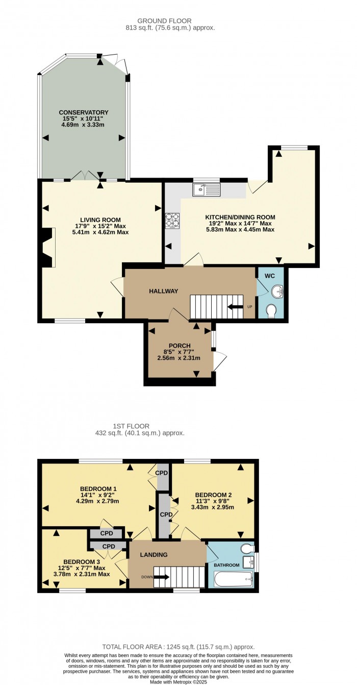 Floorplan for Anzio Crescent, Lincoln
