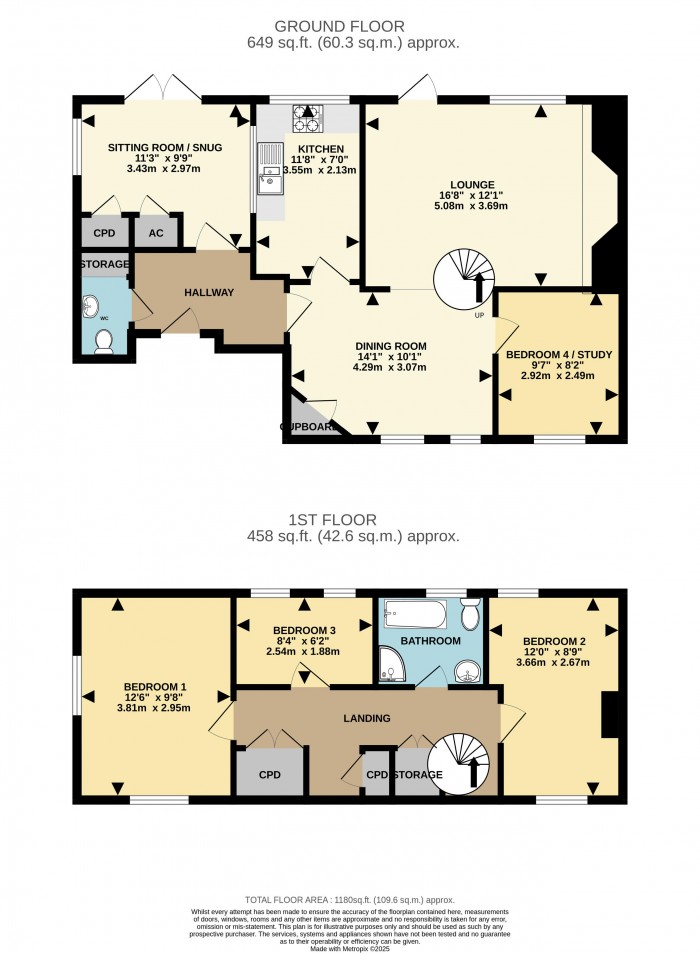 Floorplan for Widows Row, Hackthorn, Lincoln