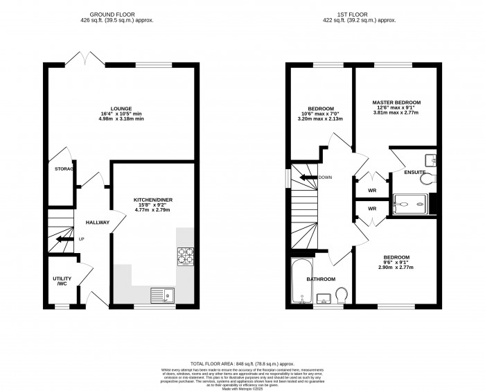 Floorplan for Roman Road, Welton, Lincoln