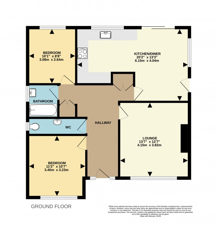 Floorplan for Wiltshire Avenue, Burton Upon Stather