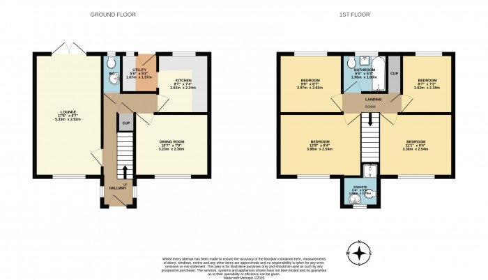 Floorplan for Headingley Avenue, Bottesford