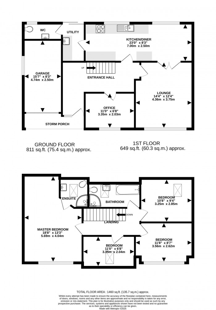 Floorplan for Thurlby Close, Washingborough