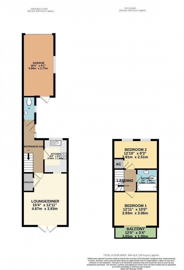 Floorplan for Park Lane, Burton Waters, Lincoln