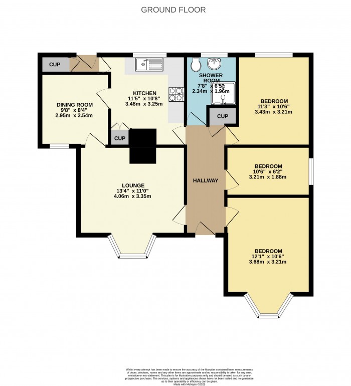 Floorplan for Kings Avenue, Brigg