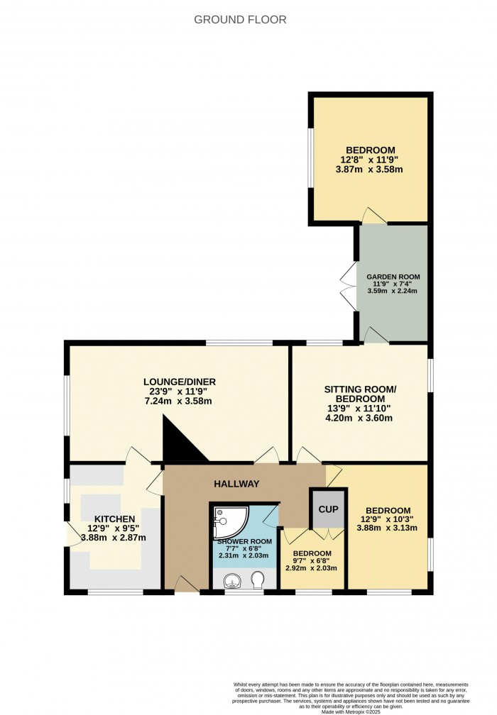 Floorplan for Tee Lane, Burton Upon Stather
