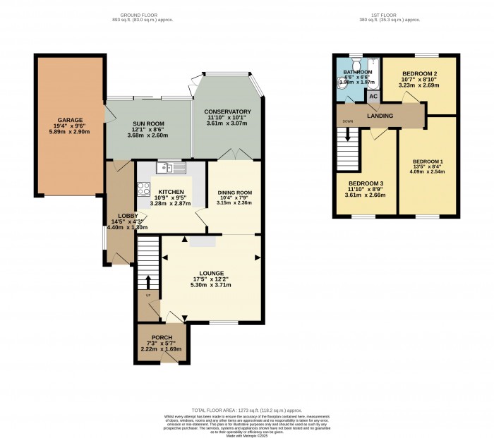 Floorplan for Church Lane, Timberland, Lincoln