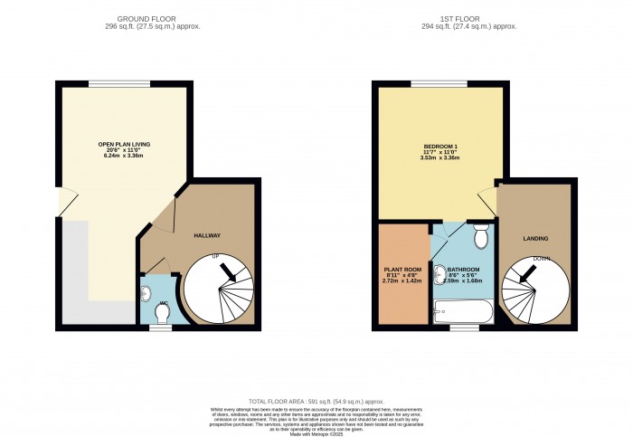 Floorplan for Cuthberts Yard, Lincoln