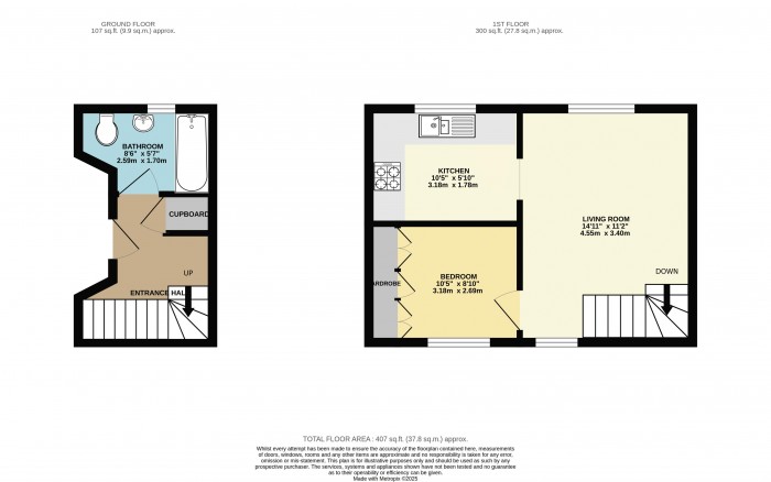 Floorplan for Kingsdown Road, Lincoln