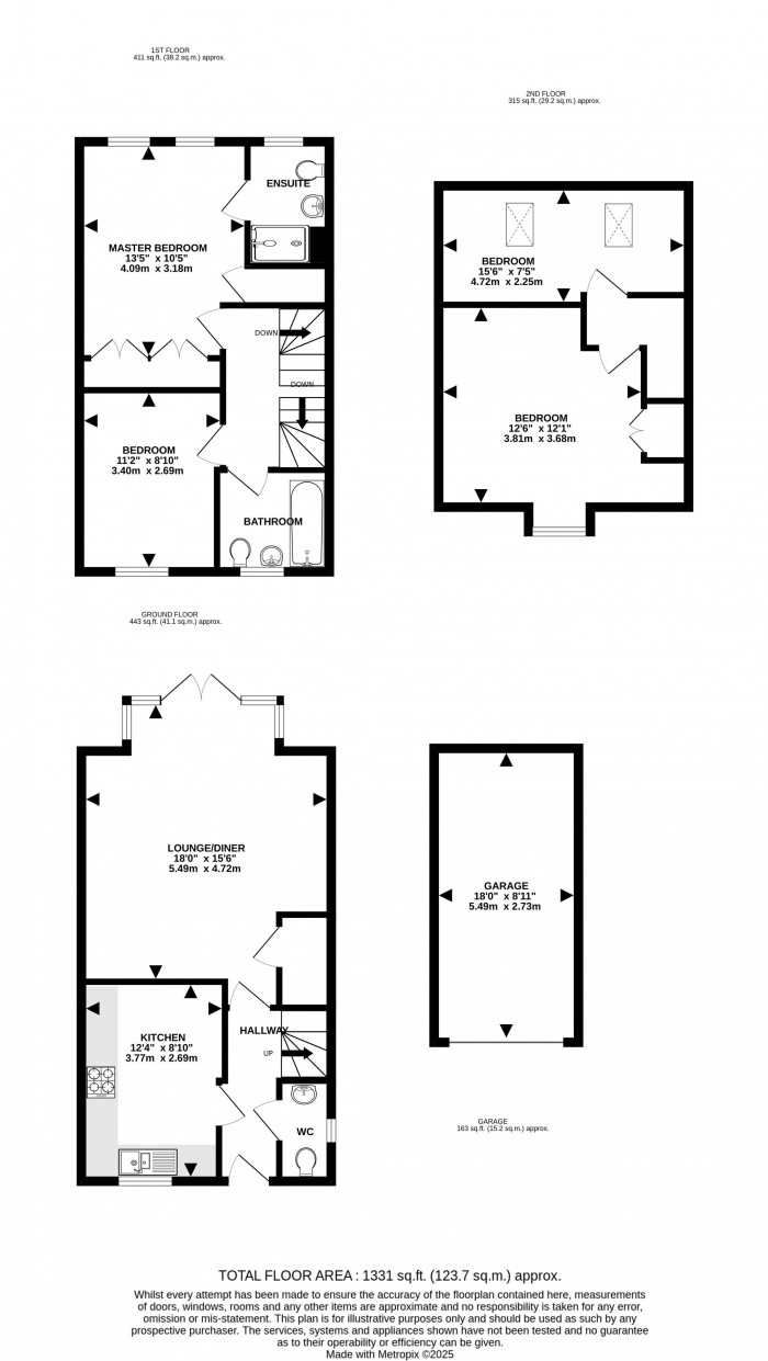 Floorplan for Kirkstall Close, Carlton Boulevard, Lincoln