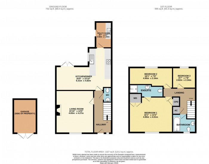 Floorplan for Royal Oak Lane, Aubourn, Lincoln