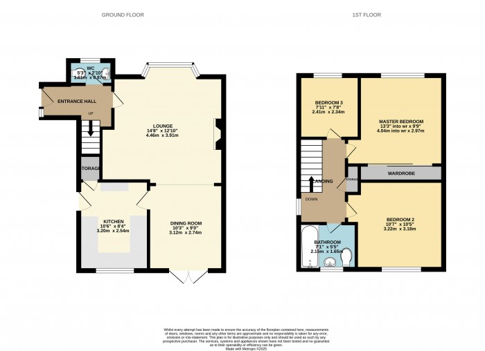 Floorplan for Mallard Close, Lincoln