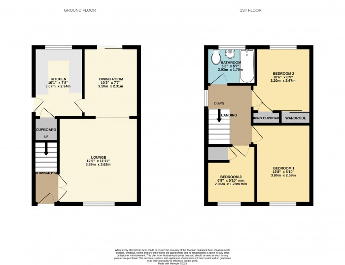 Floorplan for Rivehall Avenue, Welton