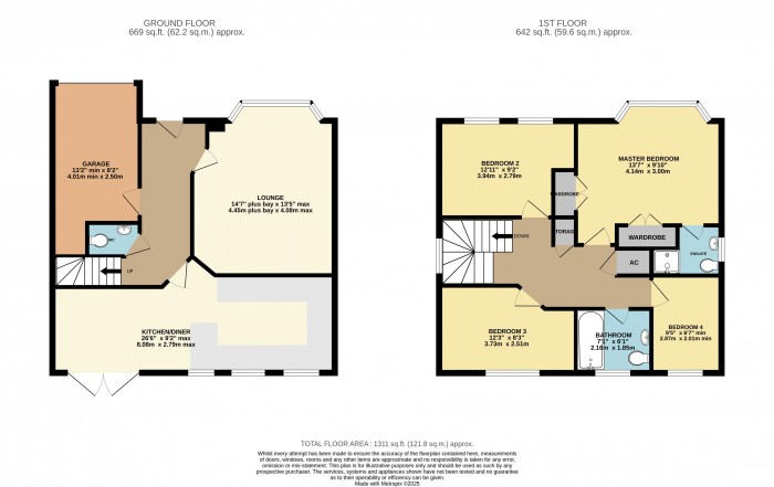 Floorplan for Bath Road, Bracebridge Heath, Lincoln