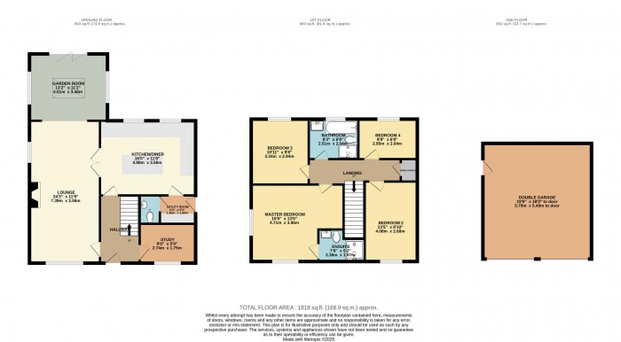 Floorplan for Main Drive, Sudbrooke, Lincoln