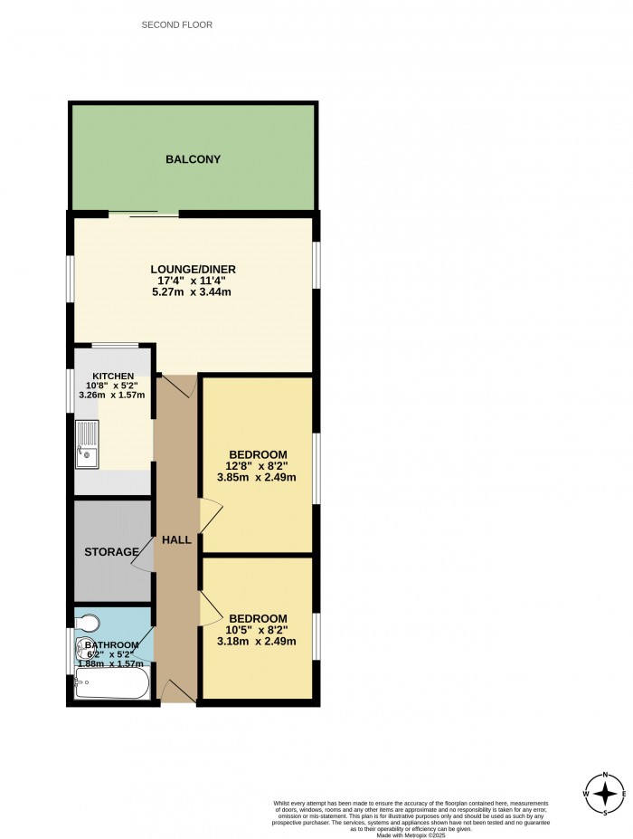 Floorplan for Walkers Close, Scunthorpe