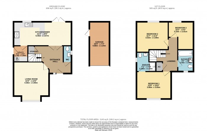 Floorplan for Twell Fields, Welton, Lincoln
