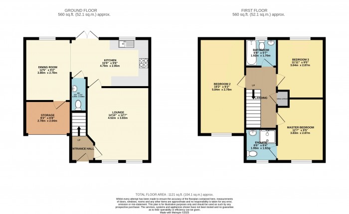 Floorplan for Mason Drive, Welton, Lincoln