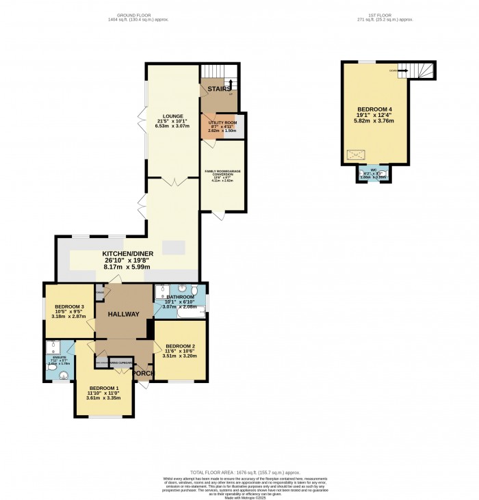 Floorplan for Station Road, Heighington, Lincoln