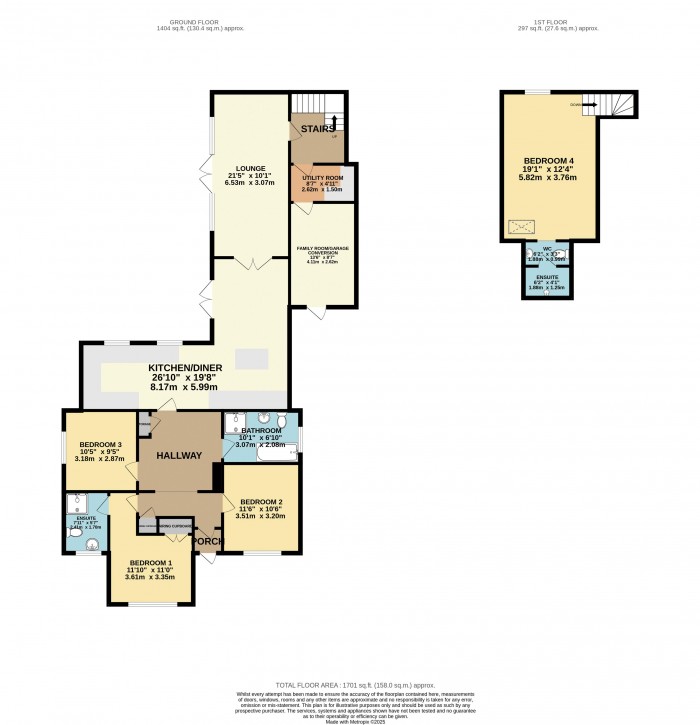 Floorplan for Station Road, Heighington, Lincoln