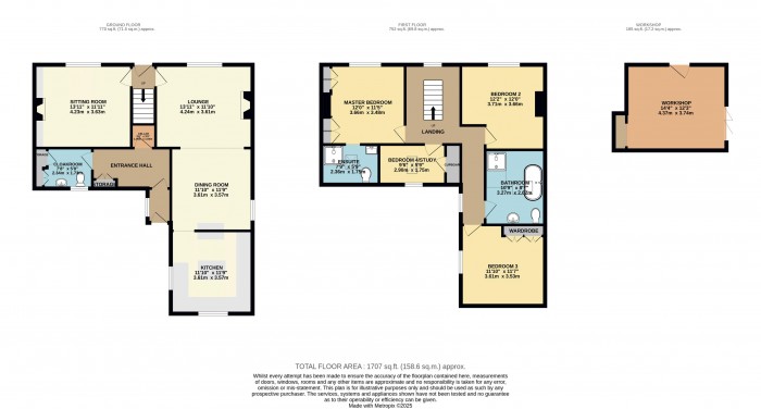 Floorplan for Ivy House, West Street, Timberland