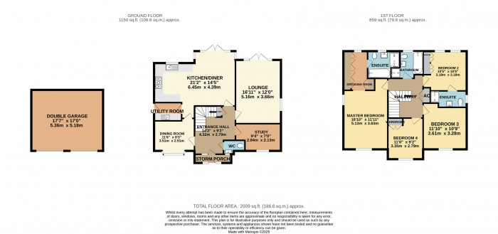 Floorplan for Otho Way, North Hykeham, Lincoln