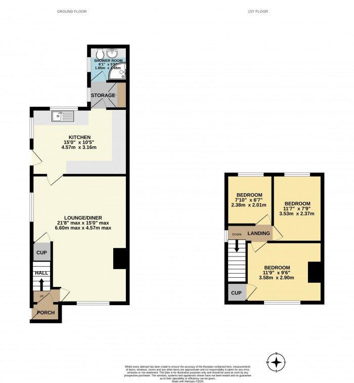 Floorplan for Hunts Lane, Hibaldstow