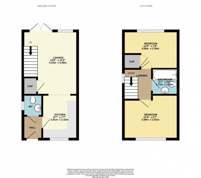 Floorplan for Grosvenor Street, Scunthorpe