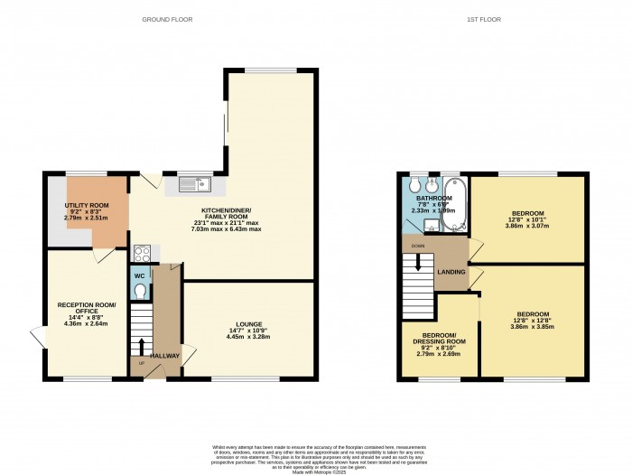 Floorplan for Richdale Avenue, Kirton Lindsey