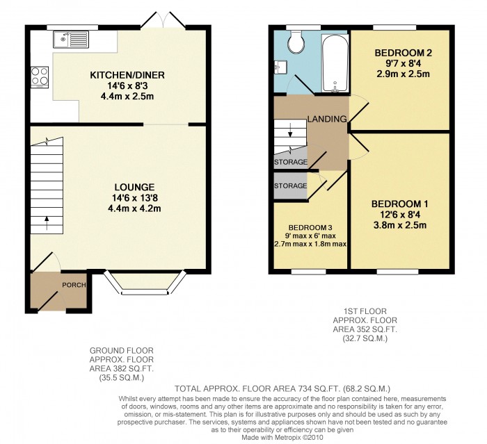 Floorplan for Woodvale Close, Lincoln