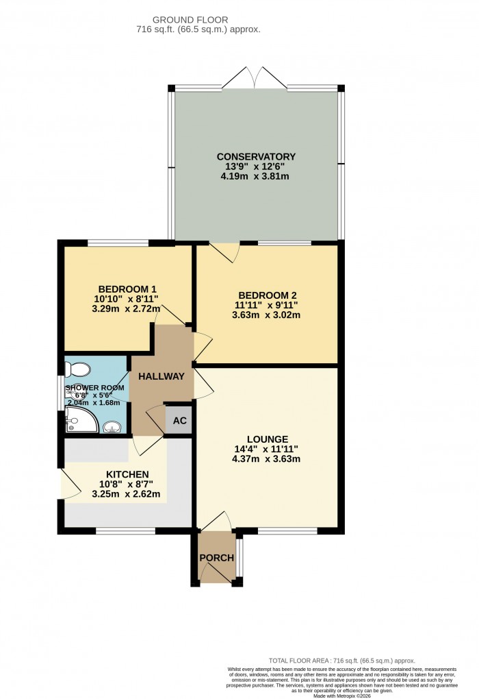 Floorplan for Sheraton Close, Doddington Park, Lincoln