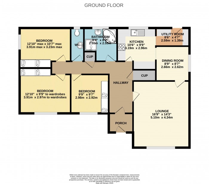 Floorplan for Highgrove, Messingham