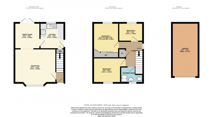 Floorplan for Lodge Drive, Branston, Lincoln