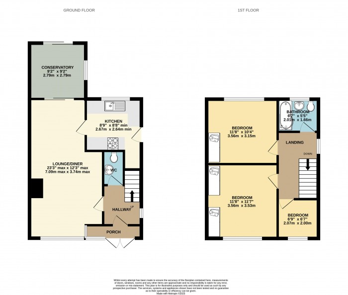 Floorplan for Westfield Drive, Messingham