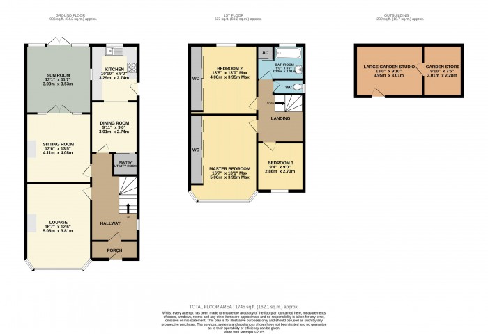 Floorplan for Yarborough Crescent, Lincoln