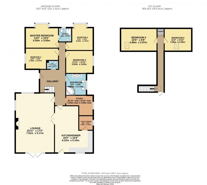 Floorplan for Croft Lane, Cherry Willingham, Lincoln