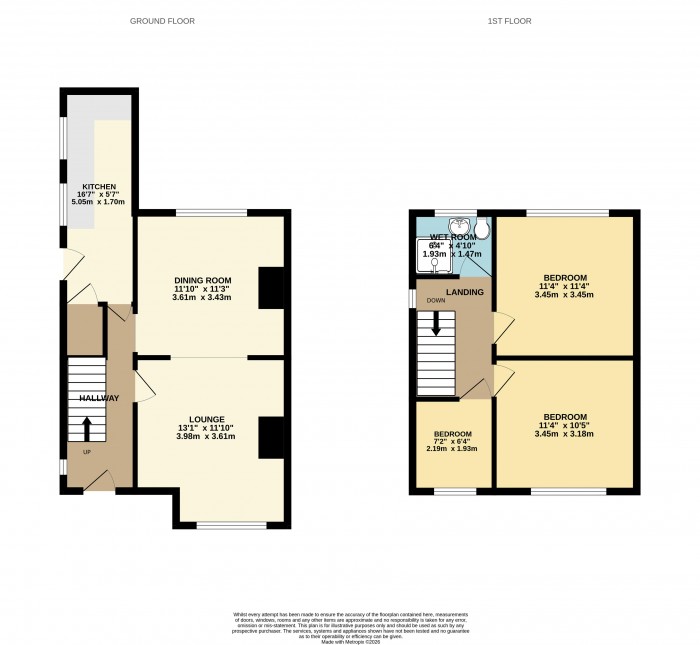 Floorplan for Cottage Beck Road, Scunthorpe