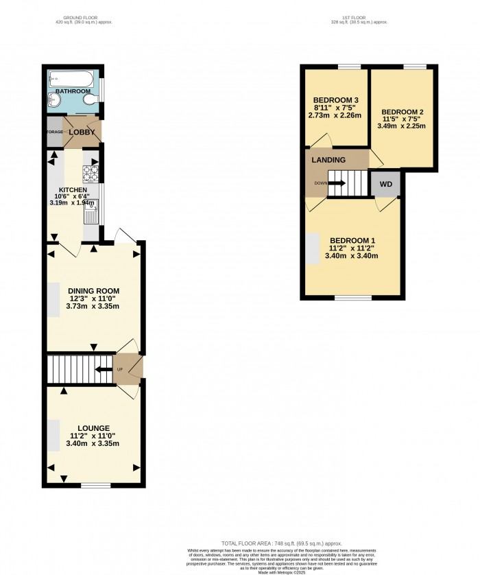 Floorplan for Scorer Street, Lincoln