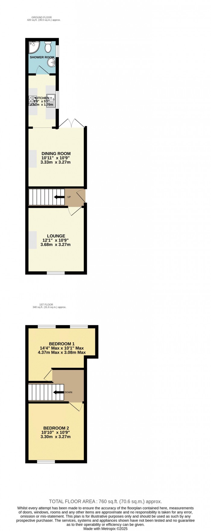 Floorplan for Ripon Street, Lincoln